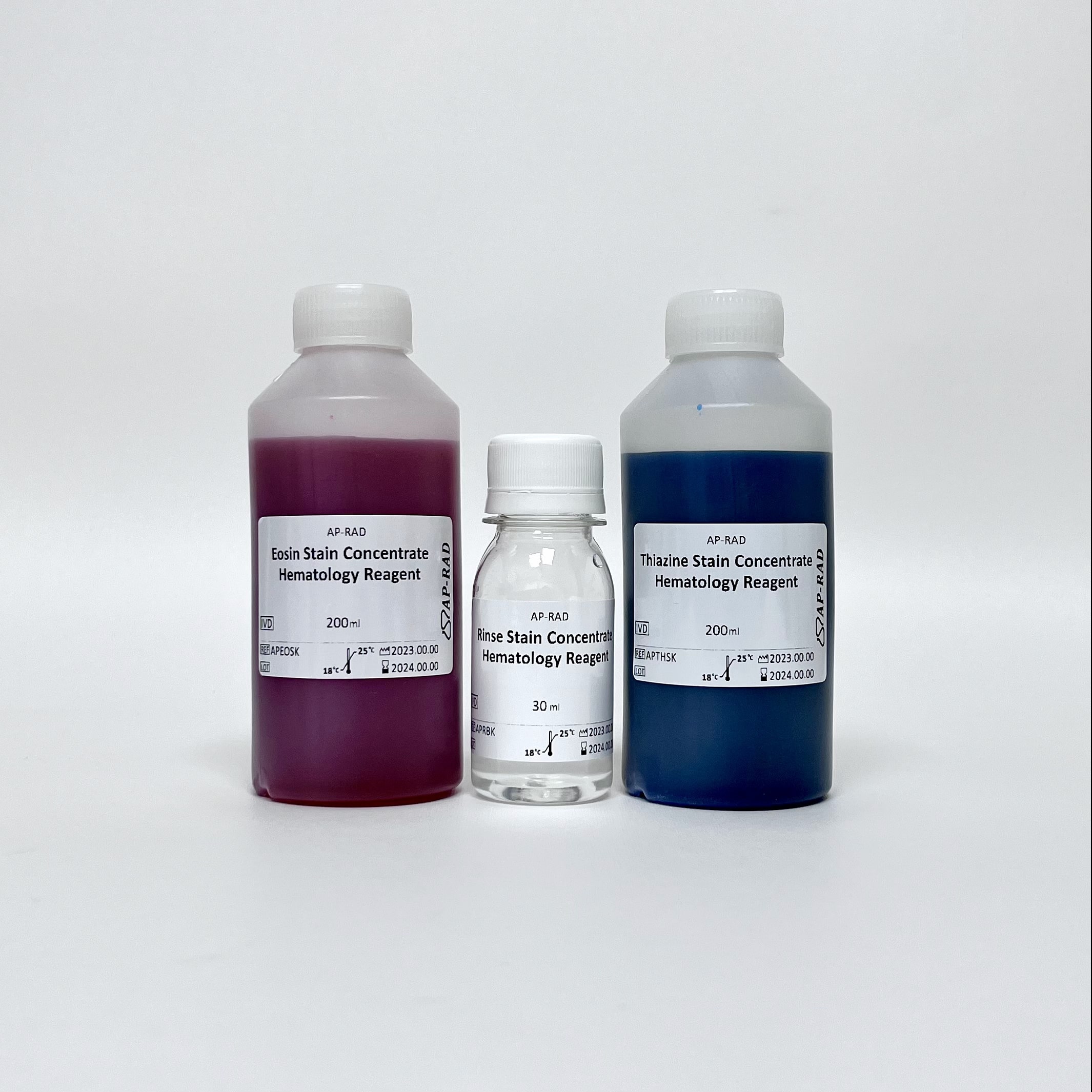 Concentrated Stain and Buffer for Hematology Slide Stainer
